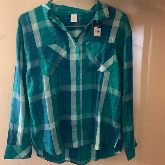 Arizona Jean Company Tops - juniors XL long sleeve button up